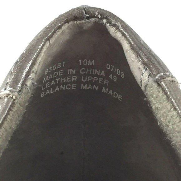 Clarks Booties Shoes 83681 Womens 10 M Heels Side Zipper Gray Brown Leather - Picture 4 of 12